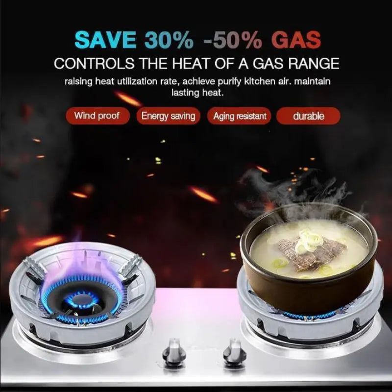 HG-FlameGuard - Reduces Kitchen Heat & Gas Consumption Upto 40%