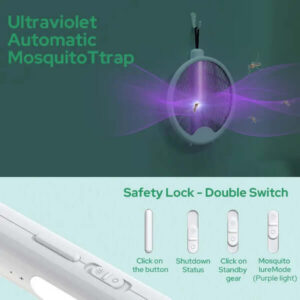 HG-Green Zapinator - Eco-Friendly Electric UV Mosquito Swatter with Built-in Battery